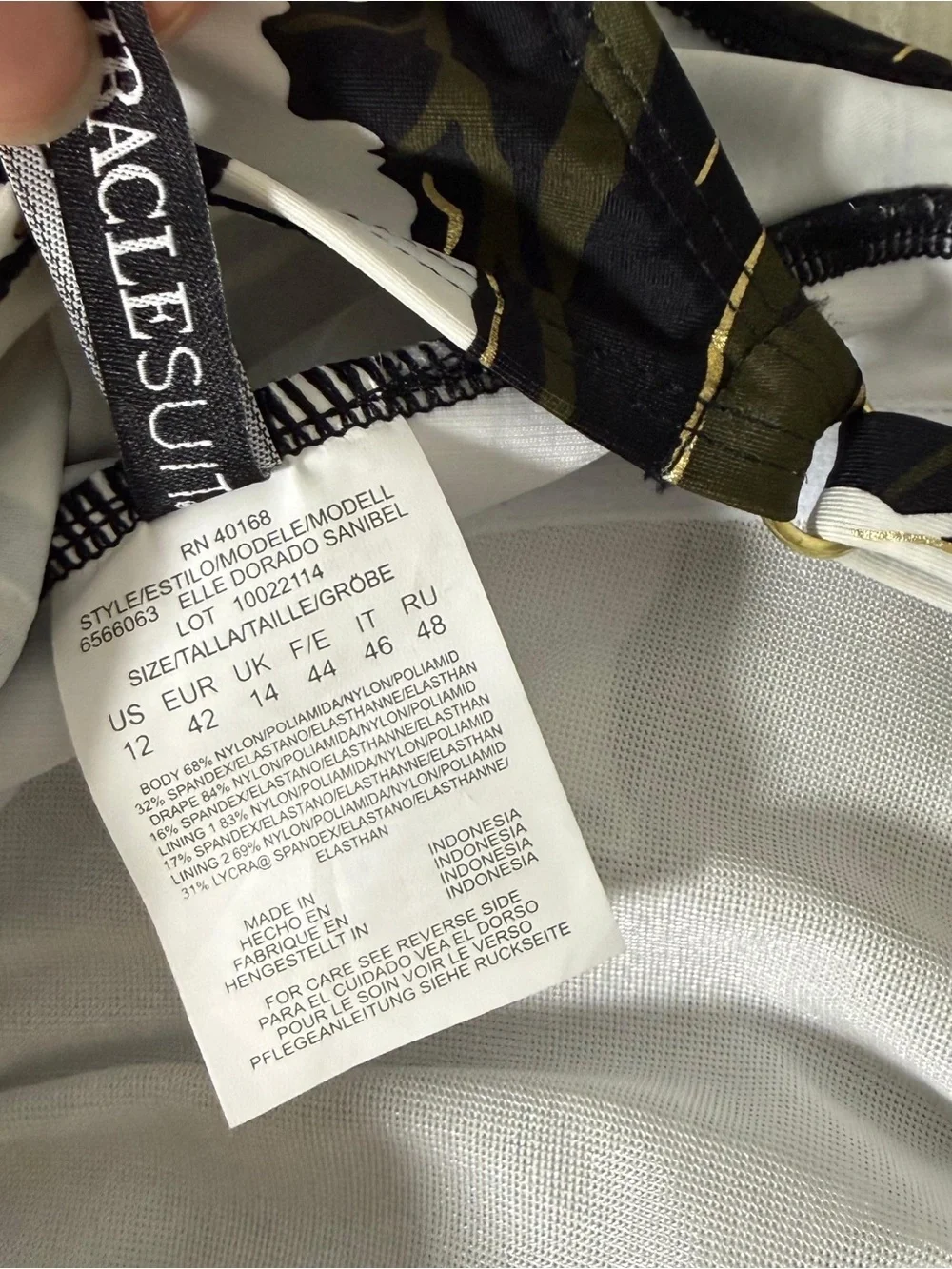 194$ Miraclesuit Elle Dorado Escape Underwired One-Piece Swimsuit Size 12 Black - Picture 13 of 13